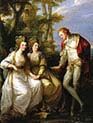 Lady Elizabeth with Georgiana and Georg